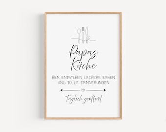Dad's Kitchen Poster (Printable), Kitchen Poster, Kitchen Pictures, Dining Room Picture, Kitchen Decor, Kitchen Decor, Kitchen Picture
