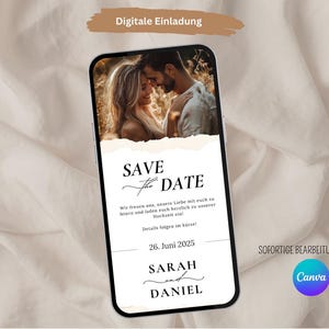 Invitación digital Save The Date, Invitación de boda, Decimos sí, Tarjeta de invitación WhatsApp, Invitación en video Save The Date, eCard