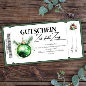 Chèque de Noël - à imprimer, cadeau de temps ensemble, chèque cadeau de temps au lieu de trucs, idée cadeau pour Noël, offrez du temps