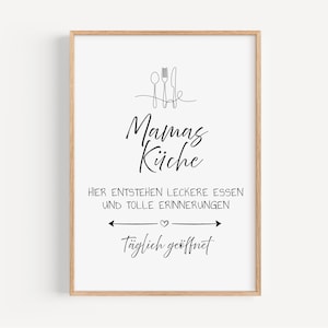 Poster Mama&#39;s Kitchen to print, poster kitchen, kitchen poster, kitchen pictures, picture for dining room, kitchen decoration, kitchen decoration, picture for kitchen