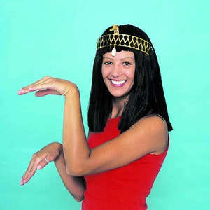Cleopatra Wig Egyptian Queen Black