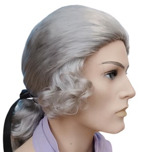 1780 New York Militiaman Gray Wig - Revolutionary War Era Authenticity