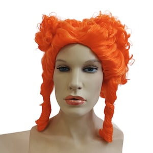 Hocus - Pocus Winifred Elisabethan Period Re-enactment Orange Color Special Wig