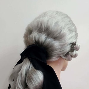 Authentic Gray Extra Long Period Luis XVI Wig