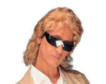 Rod Stewart 1980&#39;s dirty blond male wig
