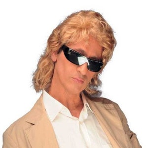 Rod Stewart 1980&#39;s dirty blond male wig