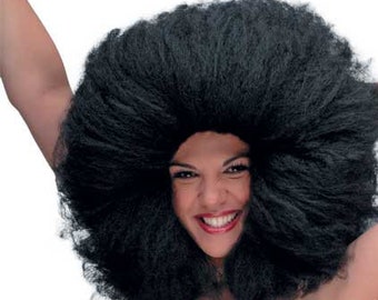 Large Afro Black Costume Wig