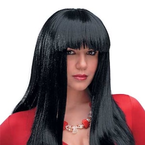 Xena long hair wig with fringe