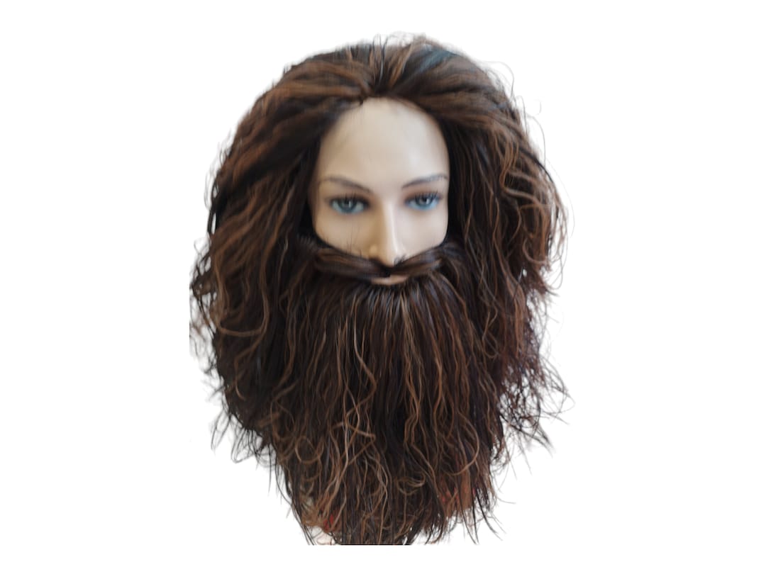 Pre Historic Caveman Beard & Wig main image 0