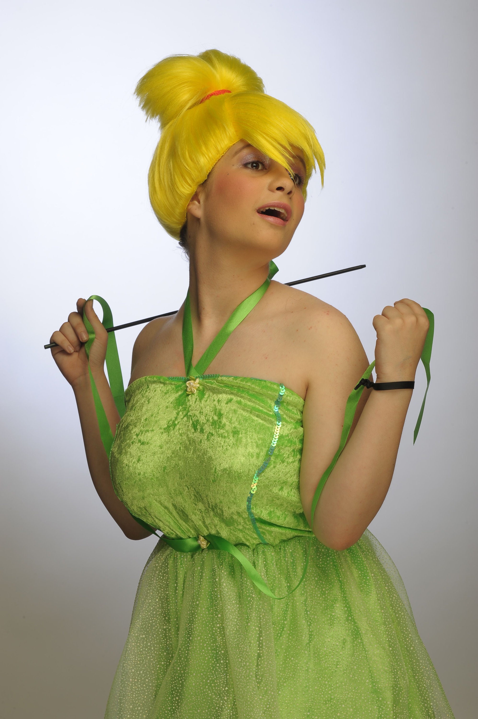 yellow tinkerbell costume