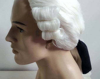 Authentic White Extra Long Period Luis XVI Wig