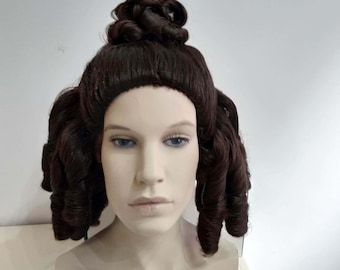 Madame Pompadour Brown Historical Period of Luis XV  Wig