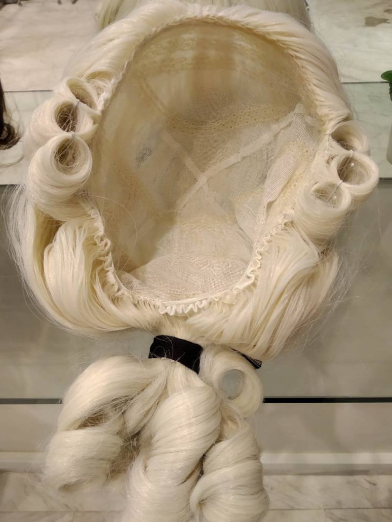 Period 1800 White Male Authentic Wig Etsy UK