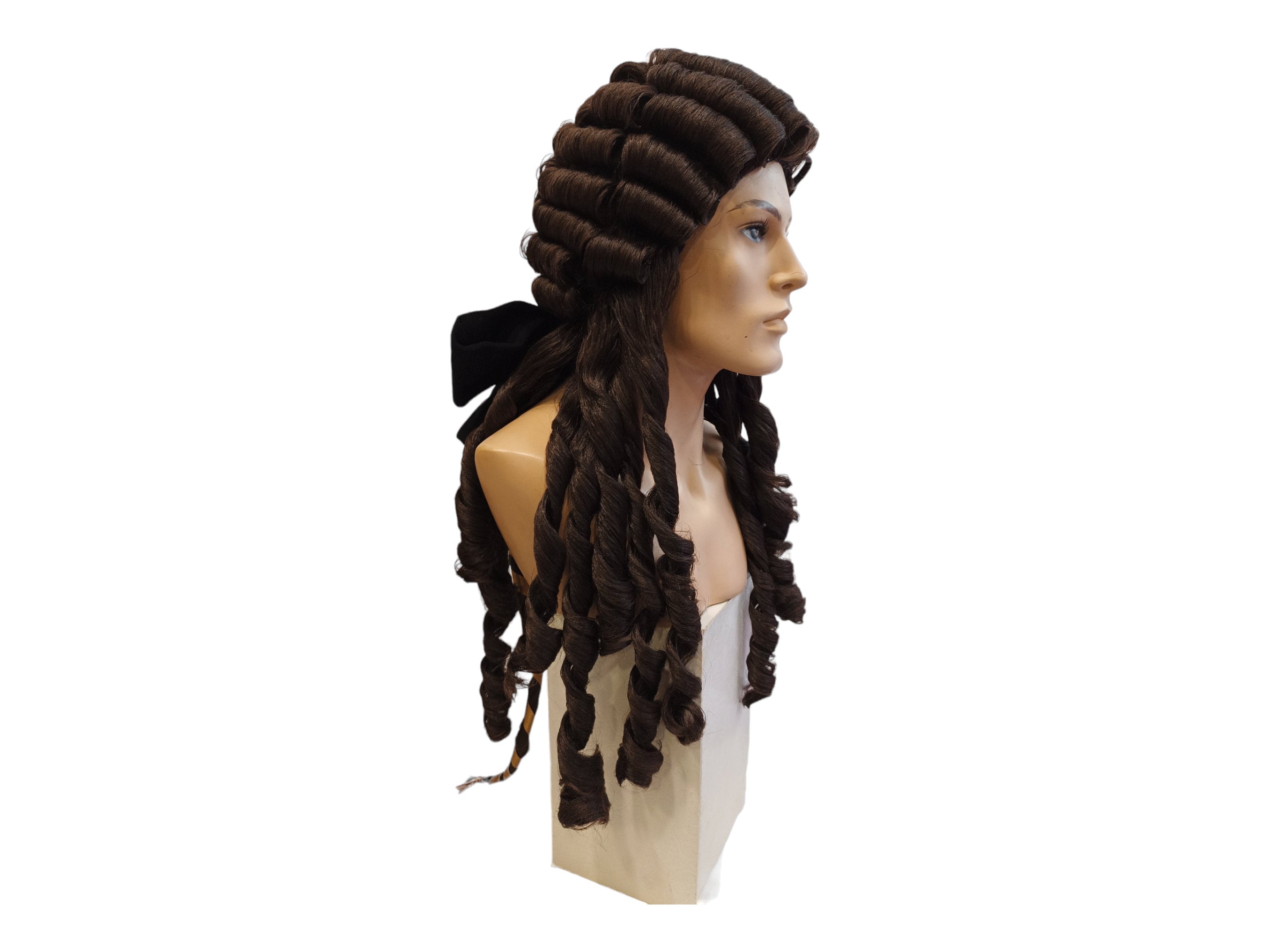 Captain Hook's Theatrical Dark Brown Wig: 1991 Movie-inspired