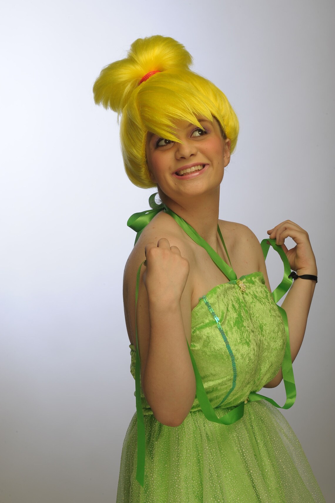 yellow tinkerbell costume