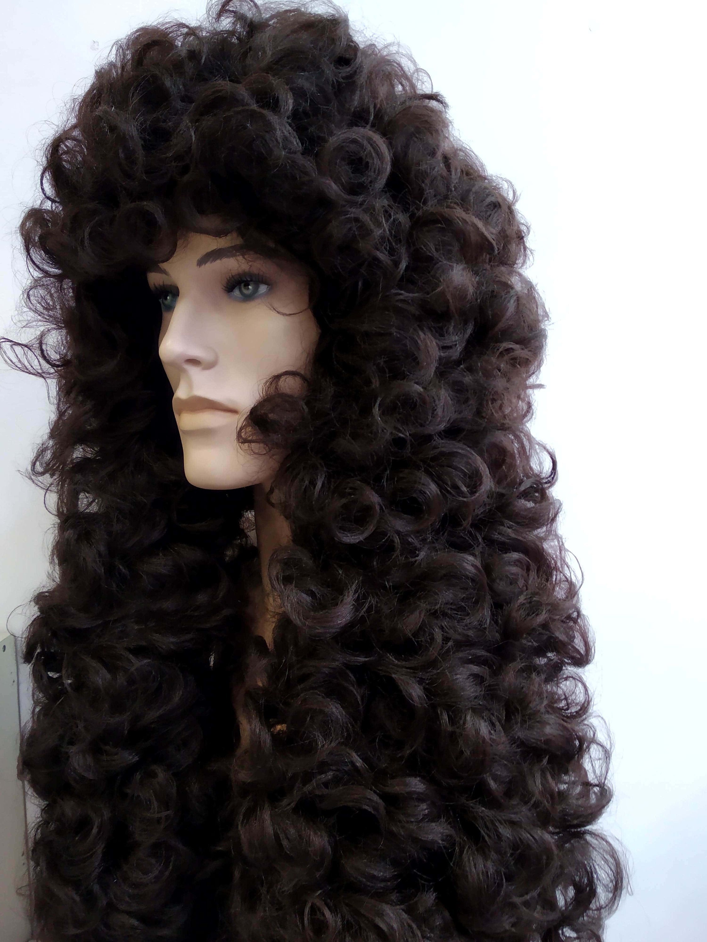 King Charles II 1660 Dark Brown Period Wig 