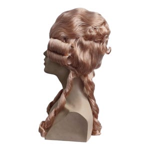 Marie Antoinette-Dirty Blonde Rococo Wig with Elegant Curls and Braids – Customizable for Theatrical and Historical Costumes image 10