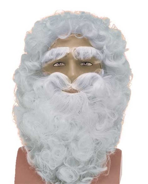 Santa Claus s Classic Vintage White Wig and Beard and Eyebrows Etsy