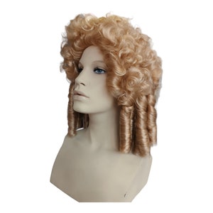 Noble Lady of Honor 1800 Curly Period Lady&#39;s Blonde Wig