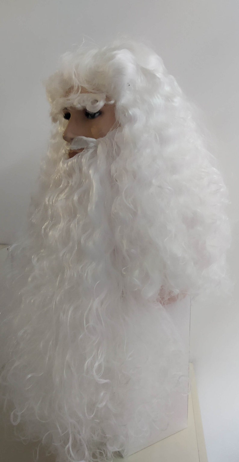 Professional Santa Claus/'s Set Wig Beard and eyebrows