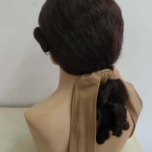 Period 1800 Brown Male Authentic Wig