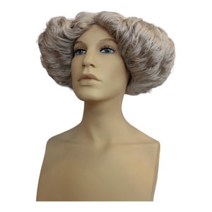 Lady Elsie Mayer  Gray Edwardian Gibson Girl Wig Cosplay Reenactment