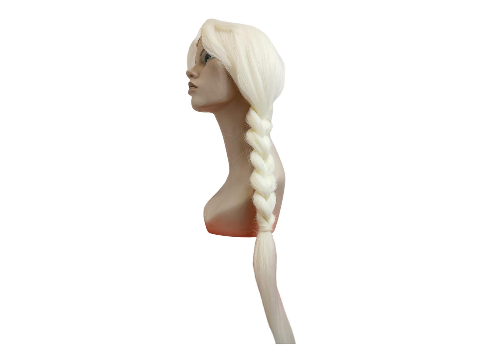 Ivory Braid Ice Princess Ivory White Long Braid Cosplay Heat Resistant Wig - Etsy