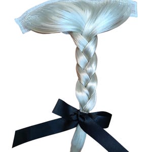 Light Gray Blond Period Queue made to order within a week