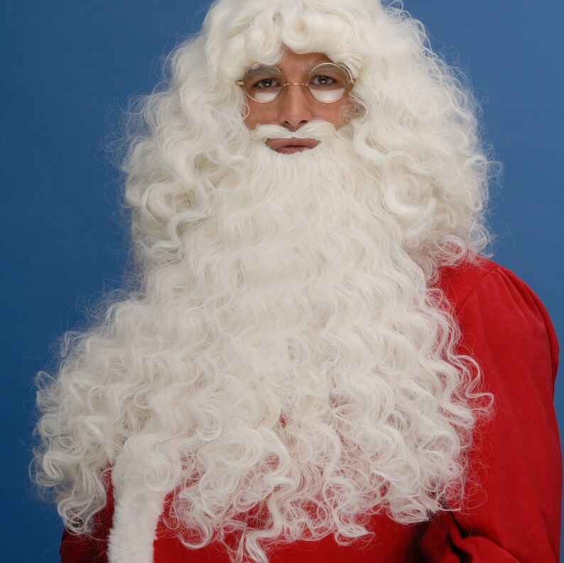 Professional Santa Claus/'s Set Wig Beard and eyebrows