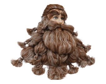 Stojk legendary  wig and beard and eyebrows costume cosplay set