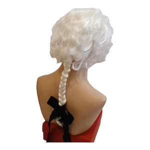 Baroque Male Wig Period 1700  White court of the king Duke