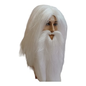 The Prophet White Costume Long Wig and Beard