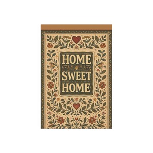 Home Sweet Home Garden Flag | House Banner, Folk Floral Design image 5