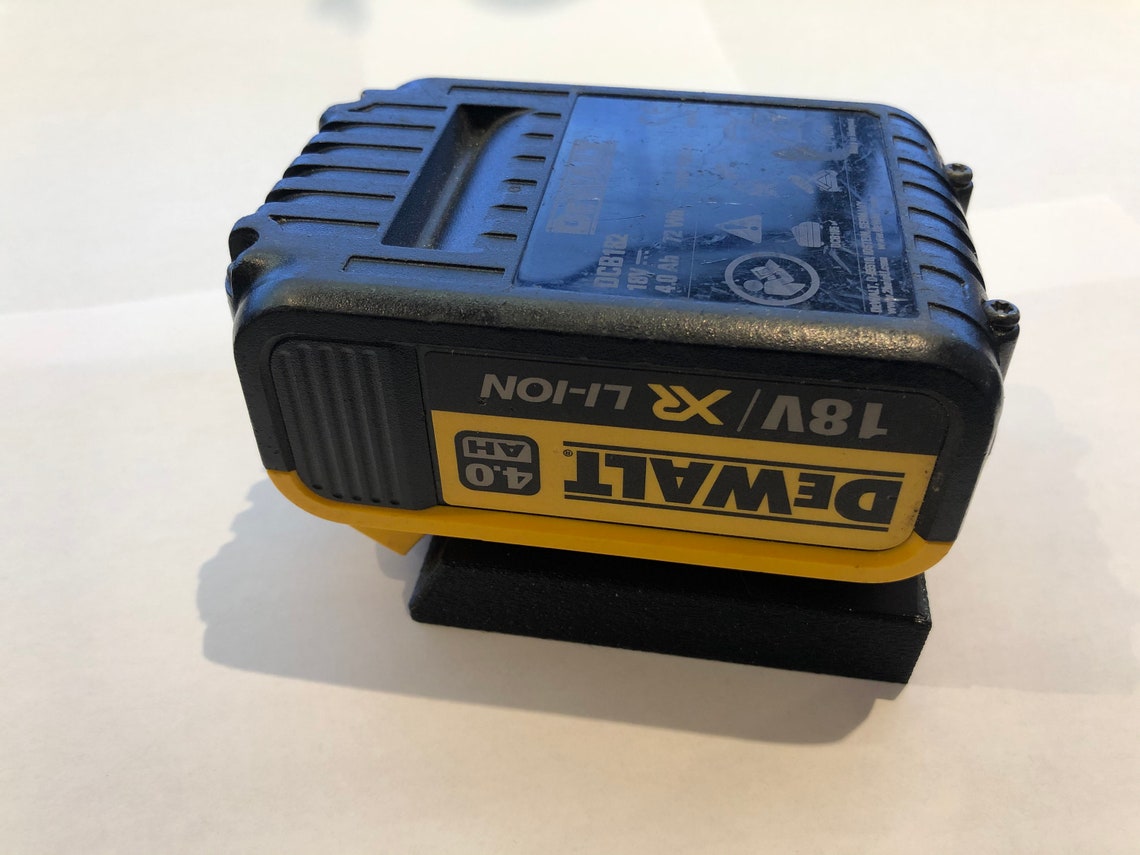 For Battery holder for Dewalt DCB182 STL Etsy