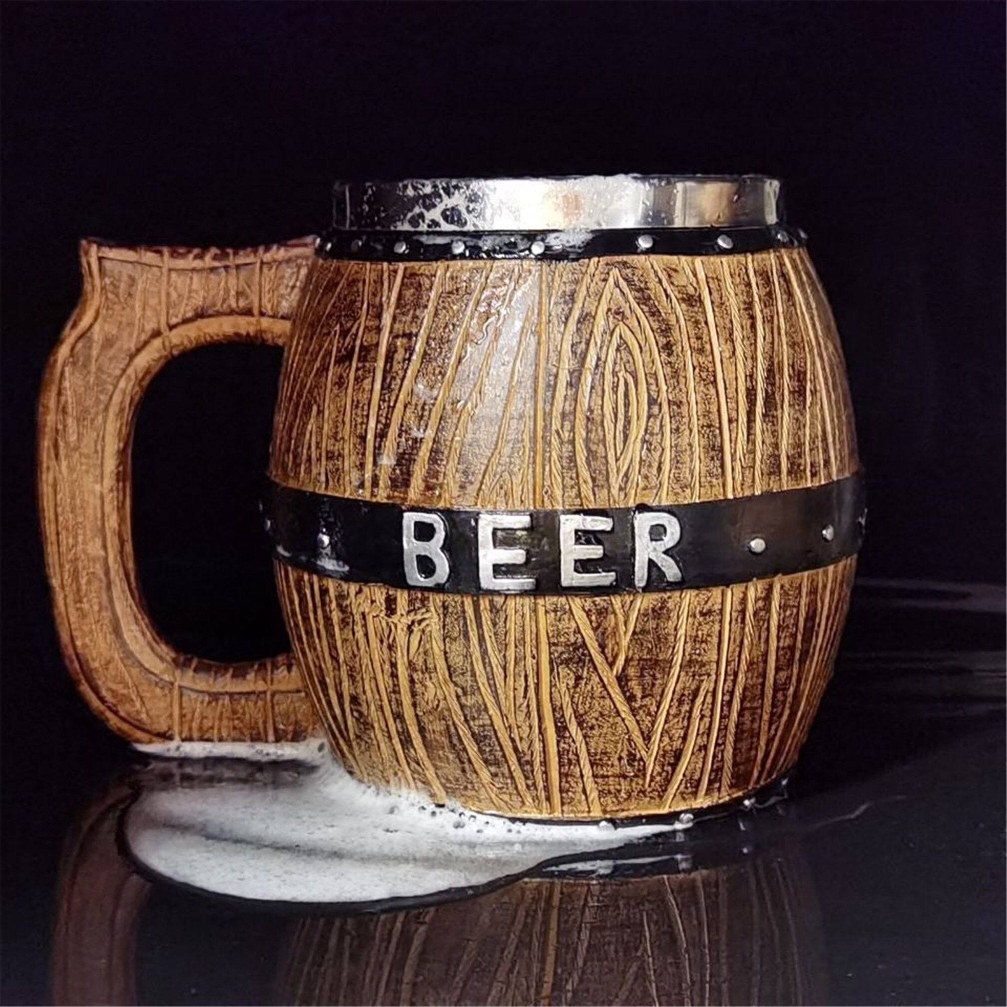 Beer Mug Gifts Pirate Viking Cup Men Gift Medieval Tavern Wood Etsy
