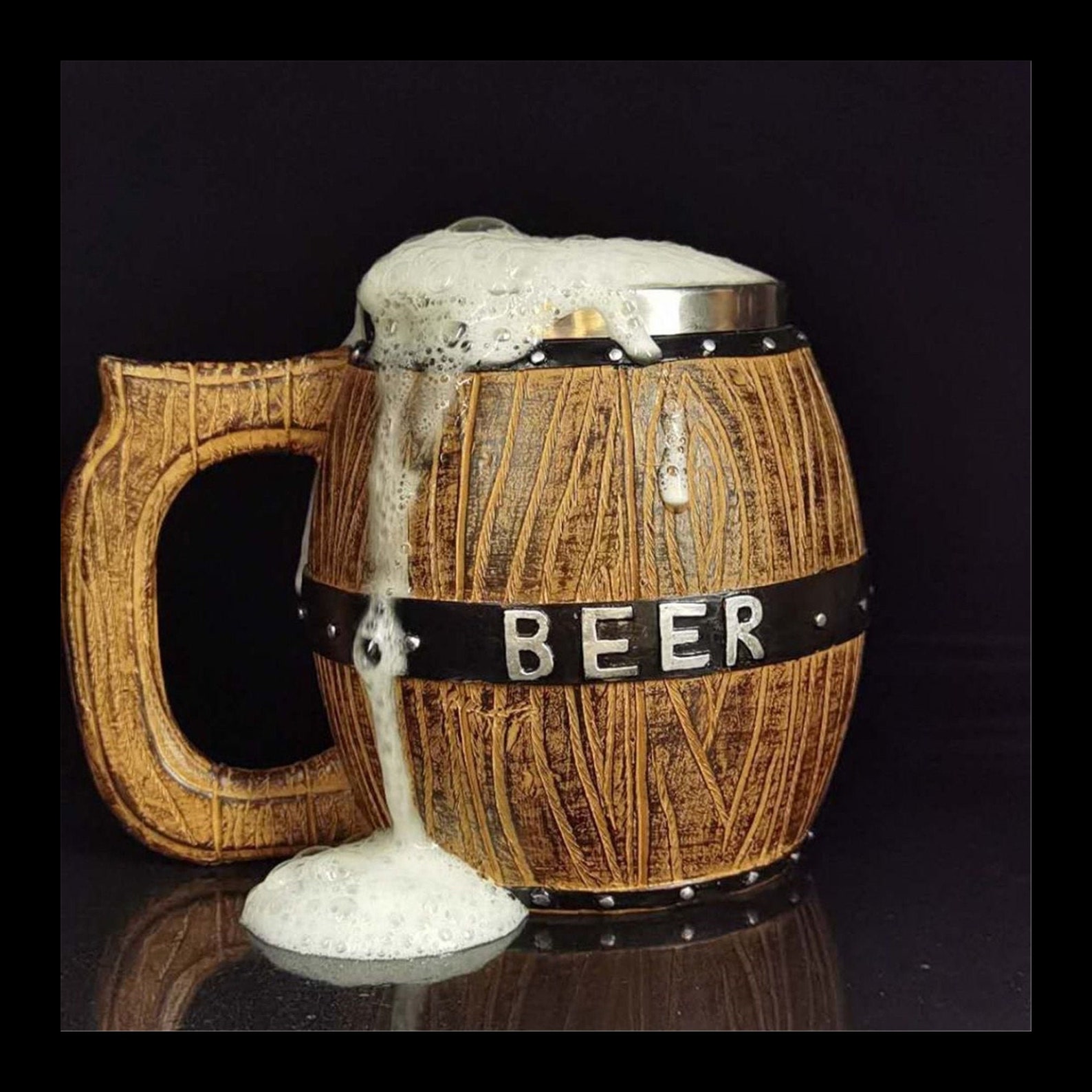 Beer Mug Gifts Pirate Viking Cup Men Gift Medieval Tavern Wood Etsy