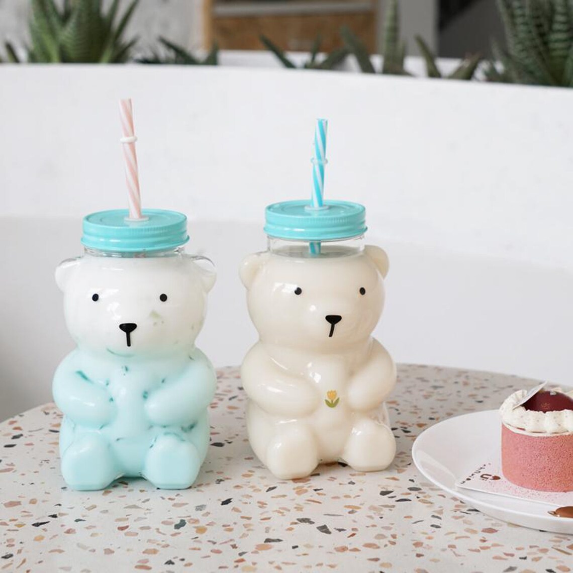 Glass Cup Glass Mug Cute Mug Mason Jar Glass Bear Cup With Etsy
