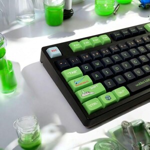 Rick E Morty XDA Keycap Teclado Mecânico Personalizado Único Sublimação Rick E Morty XDA Keycap Teclado Mecânico Personalizado Único Sublimação