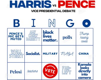 Get Funny Presidential Debate Bingo Cards 2020 Background