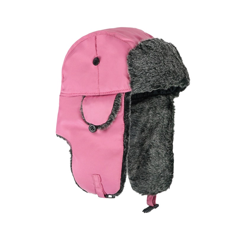 Trapper Hat/Pink Trapper Hat/Windproof & Thermal Warm Ushanka Etsy