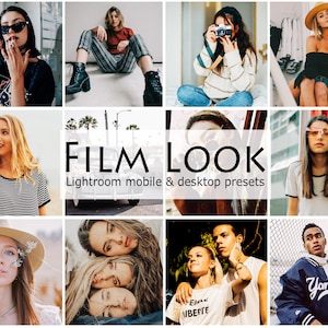 Film Look Lightroom Presets: Mobile & Desktop (Digital Download)