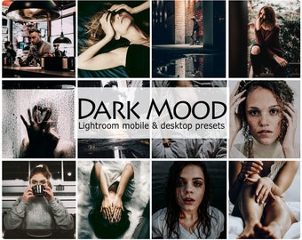 Ustawienia Lightroom Dark Mood: urządzenia mobilne i komputery stacjonarne (DNG, XMP)