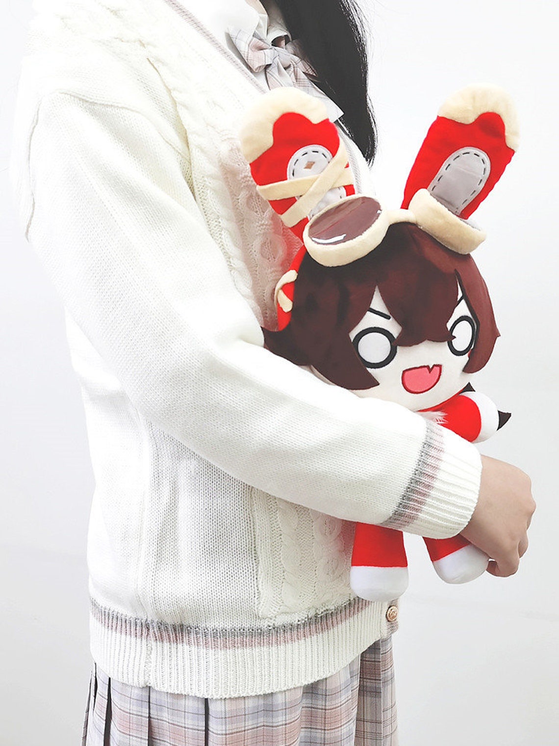 genshin impact amber baron bunny plush