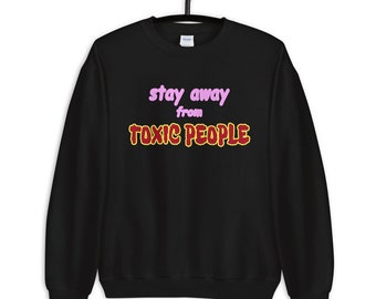Stay Away Sweater Etsy Stay Away Sweater Etsy
