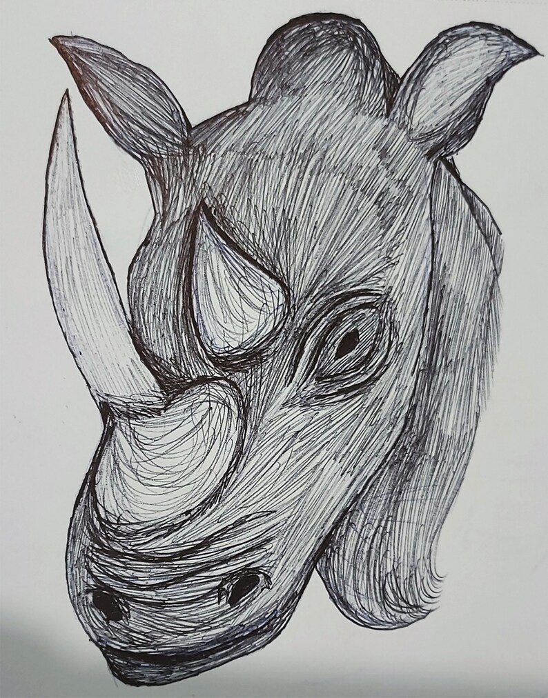 Tonal Animal Portraits Art Etsy Tonal Animal Portraits Art Etsy