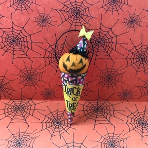 Trick or treat halloween cone, 1/12th Scale dollshouse miniatures
