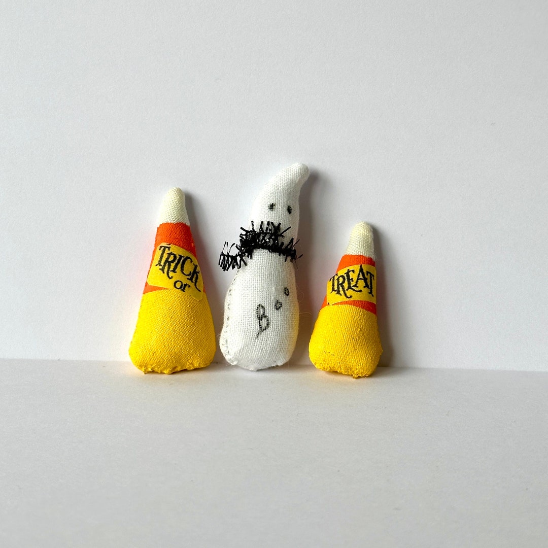 Trick or Treat Candy Corn Decoration , 1/12th Scale Dollshouse ...