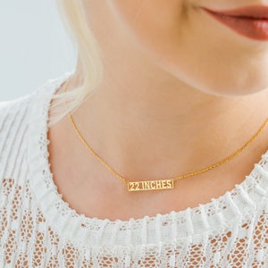 Gift For Mom Name Necklace Name Plate Necklace Customized Silver Necklace Gold Name Necklace Mothers Day Gift image 3