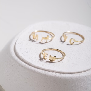 Haustier-Liebhaber-Ringe * Weihnachtsgeschenk * Personalisierte stapelbare Ringe * Erstellen Sie Ihren eigenen Stapel * Silber stapelbare Ringe
