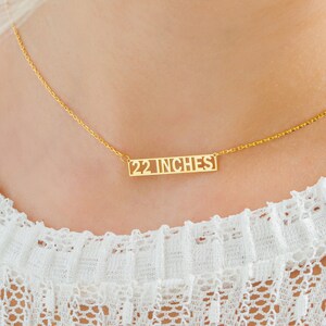 Gift For Mom Name Necklace Name Plate Necklace Customized Silver Necklace Gold Name Necklace Mothers Day Gift image 5